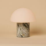 Maris Green – Ice Green Marble Rechargeable Table Lamp | Classic, 3 Light Colors & Dimming Function