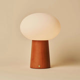 Max Chestnut Wooden Cordless and Rechargeable Lamp – Eco-Friendly Design