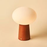 Max Chestnut Wooden Cordless and Rechargeable Lamp – Eco-Friendly Design