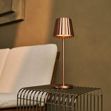 Combi Set Professional – 8 x Maya Copper Rechargeable Table Lamps & 1 x Central Station Wireless Charging Station with Qi-Technology – Perfect for Restaurants, Hospitality & Hotels Tavellio