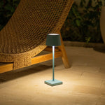 William Amsterdams Blue Rechargeable Iron Table Lamp – Dimmable, 120-Hour Battery, USB-C Tavellio