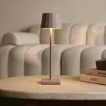 William Koala Brown Rechargeable Iron Table Lamp – Dimmable, USB-C Charging, 120-Hour Battery Life Tavellio