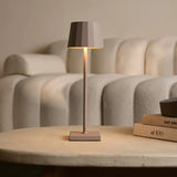William Koala Brown Rechargeable Iron Table Lamp – Dimmable, USB-C Charging, 120-Hour Battery Life Tavellio