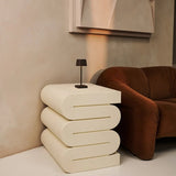 Sarphati Mini Mocha Brown Cordless Table Lamp Perfect for Hospitality Industry – Wireless Rechargeable via Charging Station, Dimmable Lamp & 3 Light Modes Tavellio