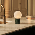 Metsu Green – Verde Alpi Marble Rechargeable Table Lamp | Authentic, Dimmable & Up to 100 Hours of Light