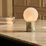 Metsu Green – Ice Green Marble Rechargeable Table Lamp | Authentic, Dimmable & Up to 100 Hours of Light