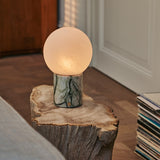 Metsu Green – Ice Green Marble Rechargeable Table Lamp | Authentic, Dimmable & Up to 100 Hours of Light