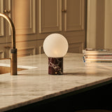 Metsu Red – Rosso Levanto Marble Rechargeable Table Lamp | Authentic, Dimmable & Up to 100 Hours of Light