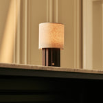 Miranda Dark Brown Rechargeable Table Lamp | Cordless, Stylish & 3 Light Modes