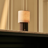 Miranda Dark Brown Rechargeable Table Lamp | Cordless, Stylish & 3 Light Modes