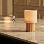 Miranda Light Brown Rechargeable Table Lamp | Cordless, Stylish & 3 Light Modes