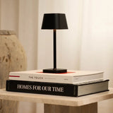 Ava Black Rechargeable Table Lamp | Sleek Cordless Lighting Solution Tavellio