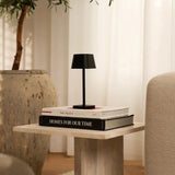 Ava Black Rechargeable Table Lamp | Sleek Cordless Lighting Solution Tavellio