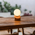 Morris Light Brown Stylish Rechargeable Lamp – Cordless, Dimmable, Eco-Friendly Design Tavellio