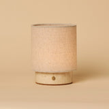 Onoda Small Beige – Travertin Wiederaufladbare Tischlampe 