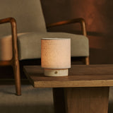 Onoda Small Beige – Travertin Wiederaufladbare Tischlampe 