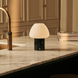 Ostade Black – Nero Marquina Marble Rechargeable Table Lamp | Unique, Dimmable & 3 Light Colors