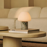 Ostade Green – Ice Green Marble Rechargeable Table Lamp | Unique, Dimmable & 3 Light Colors