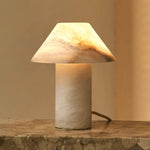 Eleonora Stylish Alabaster Lamp – Handcrafted, Unique Design with Soft Glow Tavellio