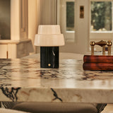 Pissarro Black – Nero Marquina Marble Rechargeable Table Lamp | Versatile, Dimmable & 3 Light Modes