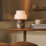 Pissarro Weiß – Calacatta Viola Marmor Wiederaufladbare Tischlampe 