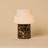 Pissarro Braun –  Emperador Dark Marmor Wiederaufladbare Tischlampe 