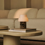 Pissarro Braun –  Emperador Dark Marmor Wiederaufladbare Tischlampe 