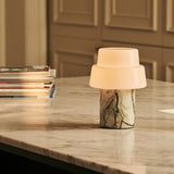 Pissarro Green – Ice Green Marble Rechargeable Table Lamp | Versatile, Dimmable & 3 Light Modes