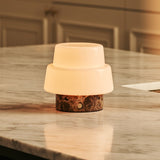 Pissarro Small Brown – Emperador Dark Marble Rechargeable Table Lamp | Versatile, Dimmable & 3 Light Modes