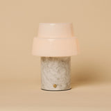 Pissarro Weiß – Bianco Statuarietto Marmor Wiederaufladbare Tischlampe