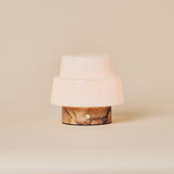 Cordless table lamp Pissarro Small Calacatta Vionaro Pink marble base white opal glass shade