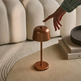 Anton Copper Rechargeable Table Lamp | Stylish & Cordless Lighting Tavellio