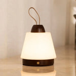 Liv Dark Brown Rechargeable Lamp – Leather Strap, Dimmable, 3 Light Modes, Cordless Tavellio