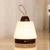 Liv Dark Brown Rechargeable Lamp – Leather Strap, Dimmable, 3 Light Modes, Cordless Tavellio