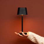 Ava Black Rechargeable Table Lamp | Sleek Cordless Lighting Solution Tavellio