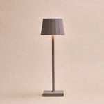 Wouter Koala Brown Rechargeable Table Lamp – Wireless Charging, Dimmable, 120-Hour Battery Life