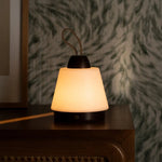 Liv Dark Brown Rechargeable Lamp – Leather Strap, Dimmable, 3 Light Modes, Cordless Tavellio