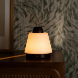 Liv Dark Brown Rechargeable Lamp – Leather Strap, Dimmable, 3 Light Modes, Cordless Tavellio