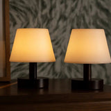 Teddy Dark Brown Wooden Rechargeable Table Lamp | Dimmable & Cordless with 80 Hours Battery Life Tavellio