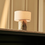 Redon Green – Ice Green Marble Rechargeable Table Lamp | Up to 100 Hours, Dimmable & Cordless