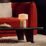 Renoir Large Classic Travertine Rechargeable Table Lamp