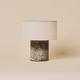 Redon Medium Silver Travertine Rechargeable Table Lamp