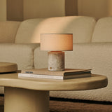 Redon White – Bianco Statuarietto Marble Rechargeable Table Lamp | Up to 100 Hours, Dimmable & Cordless