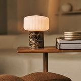 Renoir Braun – Emperador Dark Marmor Wiederaufladbare Tischlampe 