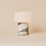 Renoir Medium Calacatta Vionaro White Marble Rechargeable Table Lamp