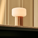 Robin Light Brown Rechargeable Table Lamp | Stylish, Cordless & 3 Light Modes