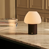 Romée Dunkelbraun Wiederaufladbare Tischlampe 