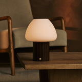 Romée Dunkelbraun Wiederaufladbare Tischlampe 