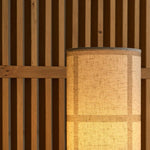 Sakura Dark Brown Table Lamp with Linen Shade | Handmade & Stylish Lighting Tavellio
