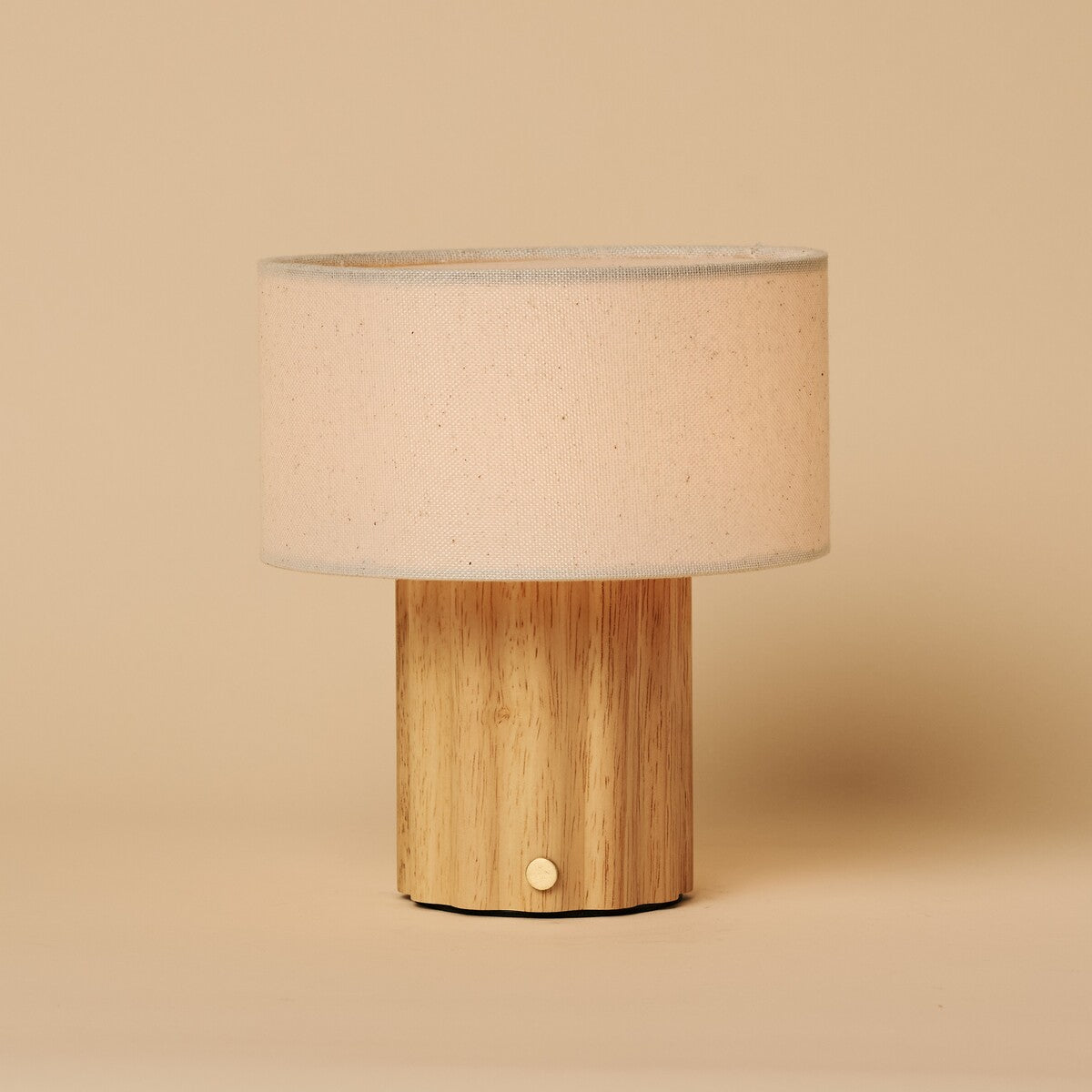 Sana Light Brown Rechargeable Table Lamp | Modular Shade, 3 Light Modes & Dimmable